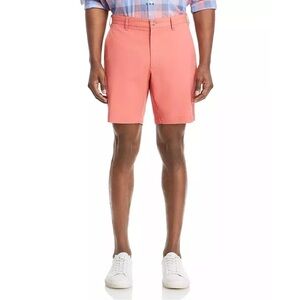 Peter Millar Collection Mens Shorts Size 38 Cotton Chino Clay Rose New